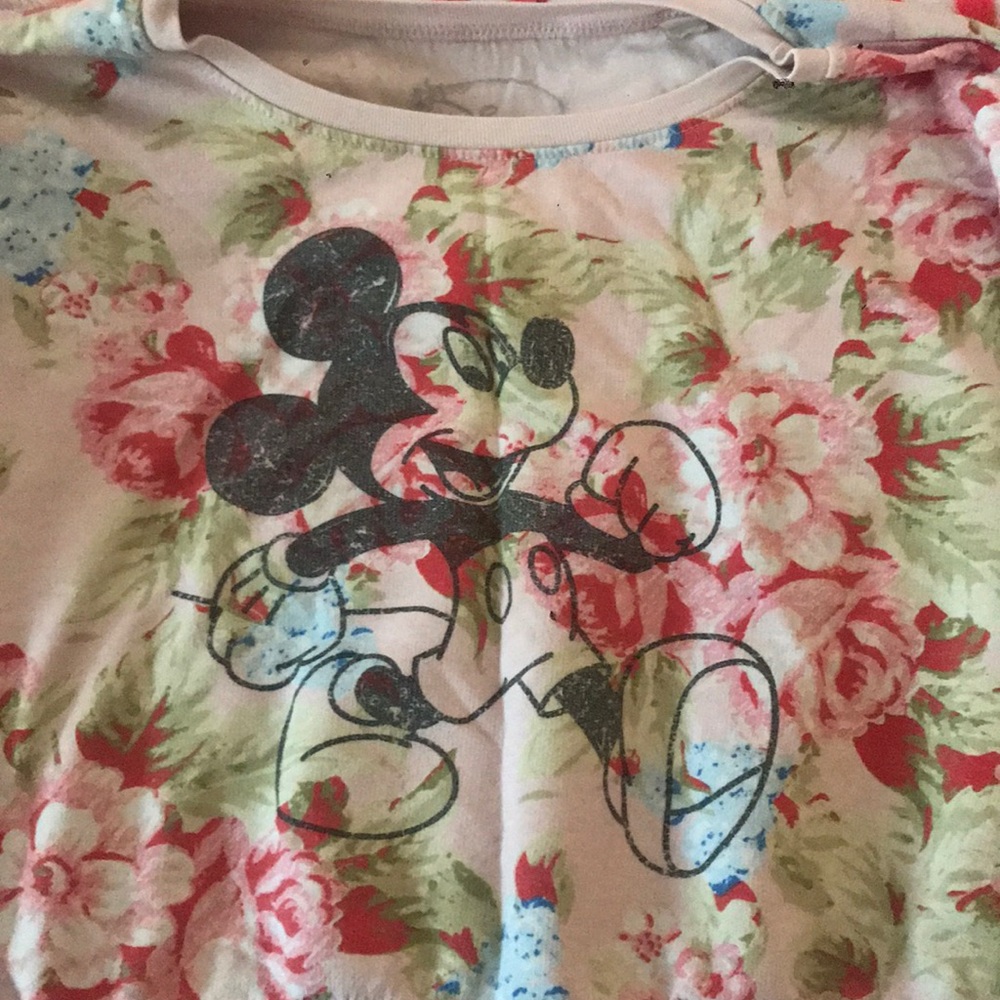 Disney Mickey Mouse crop top.